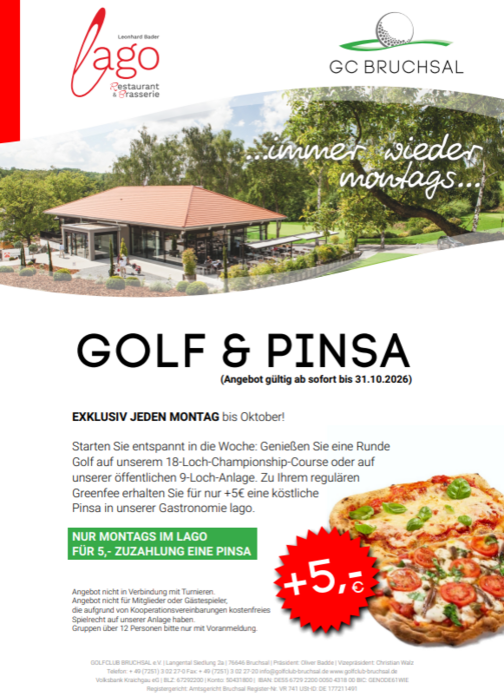 Golf und Pinsa